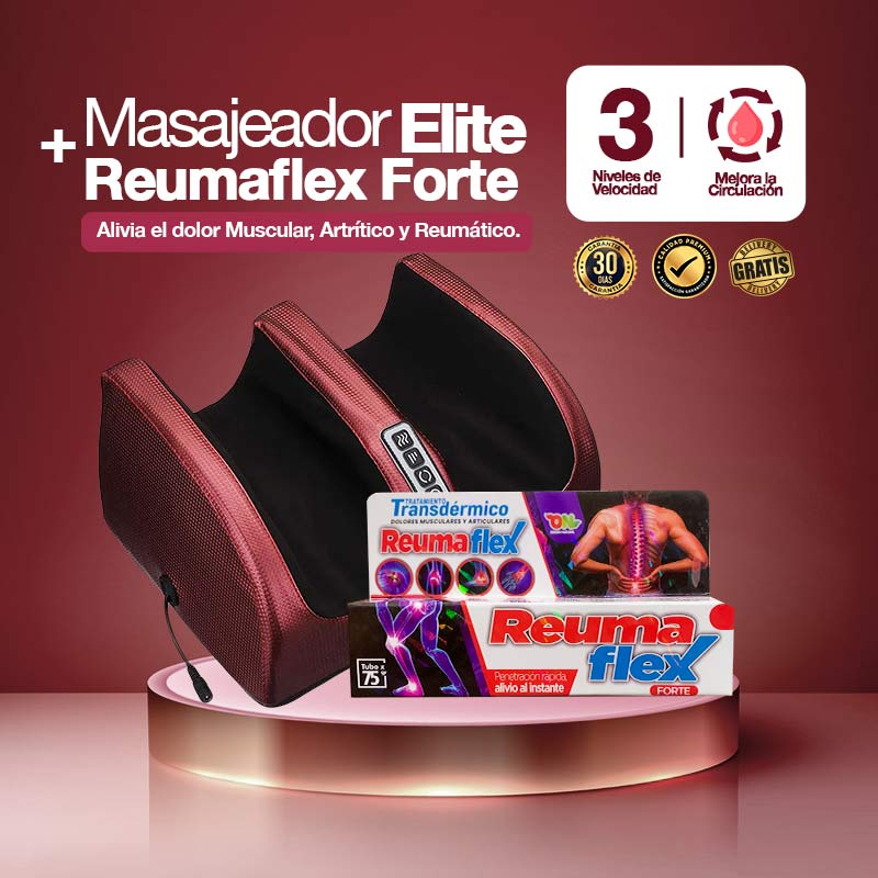 Masajeador Shiatsu Elite + Crema Reumaflex Forte