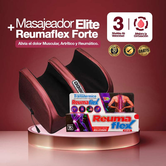 Masajeador Shiatsu Elite + Crema Reumaflex Forte