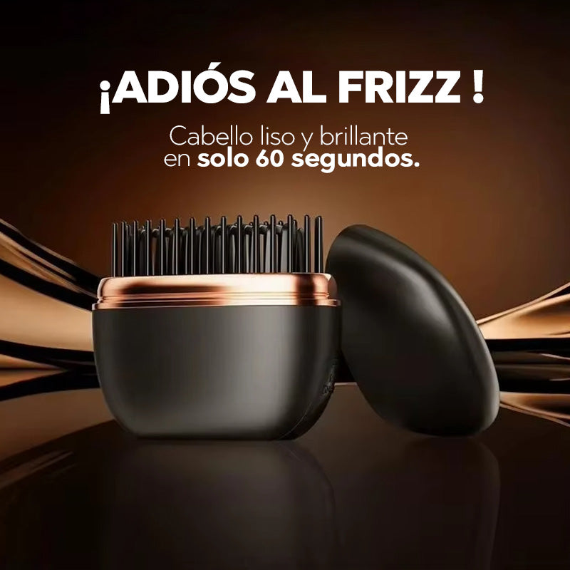 Mini Cepillo Alisador Recargable