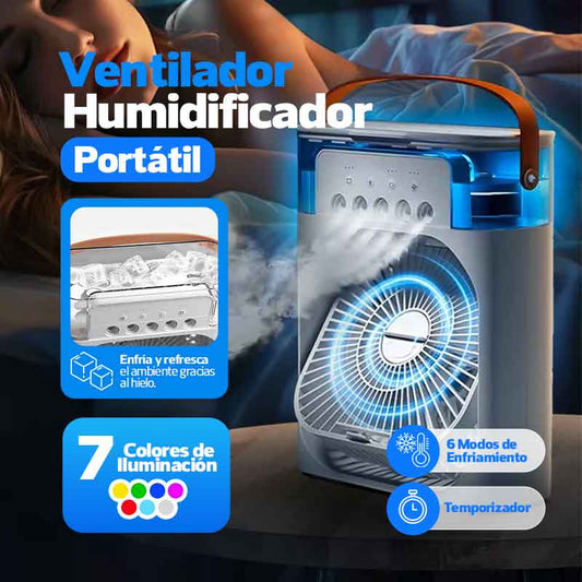 Ventilador Humidificador Portátil